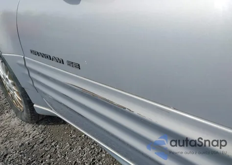 2000 Pontiac Grand Am Se1 z USA, uszkodzony, nr VIN 1G2NF12T1YM847345